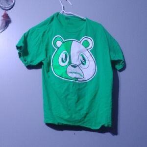 Vibrant Green Panda Shirt